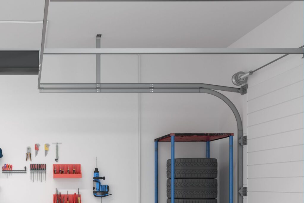 Garage Door Tracks Option 4 Garage door track system for smooth door operation from The Garage Door Superstore