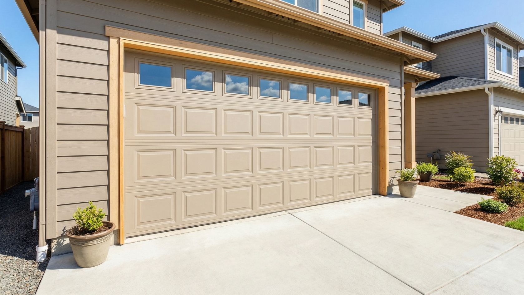 Garage door for residential use available at The Garage Door Superstore