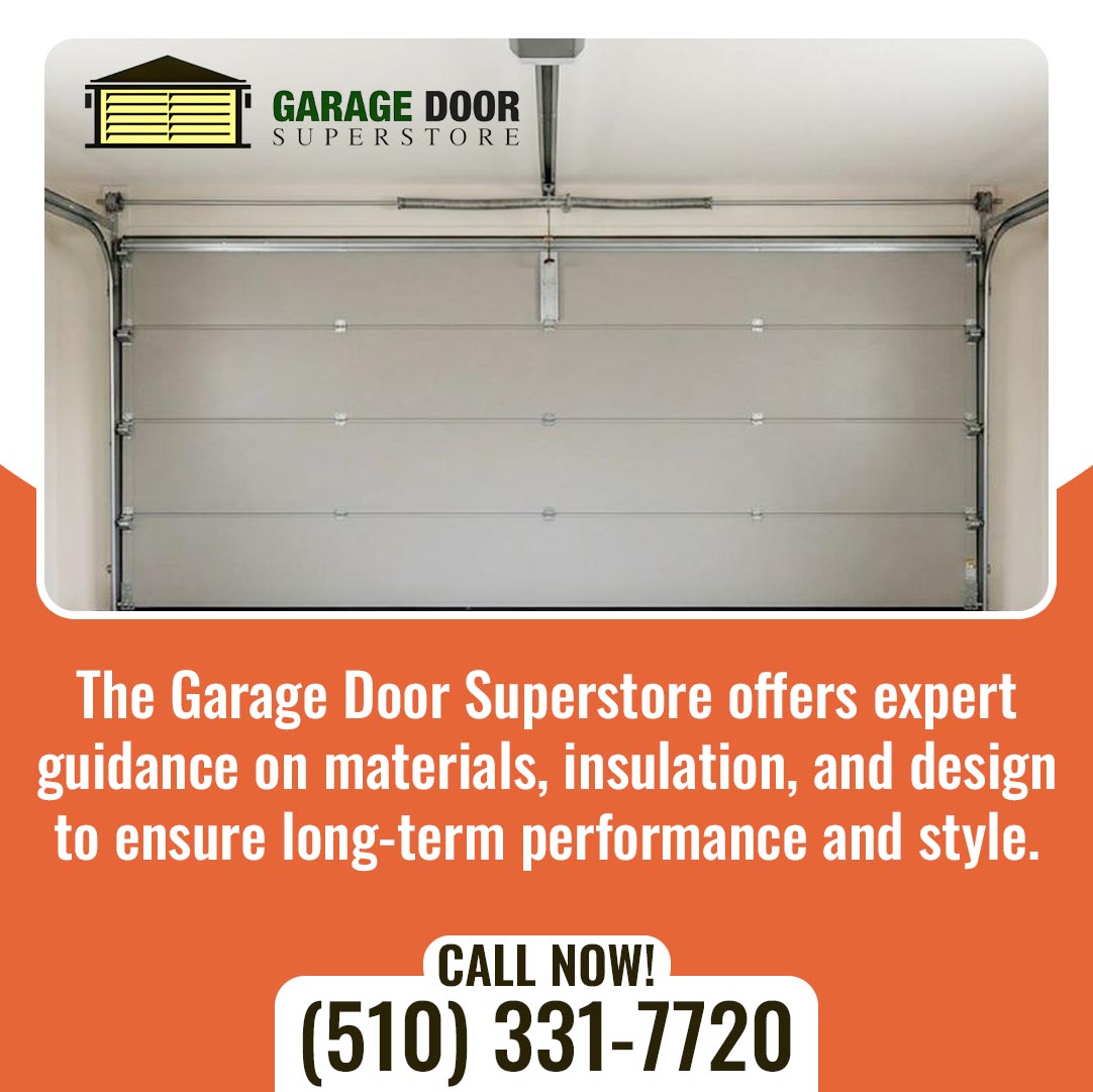 Modern insulated residential garage door installed by Garage Door Superstore